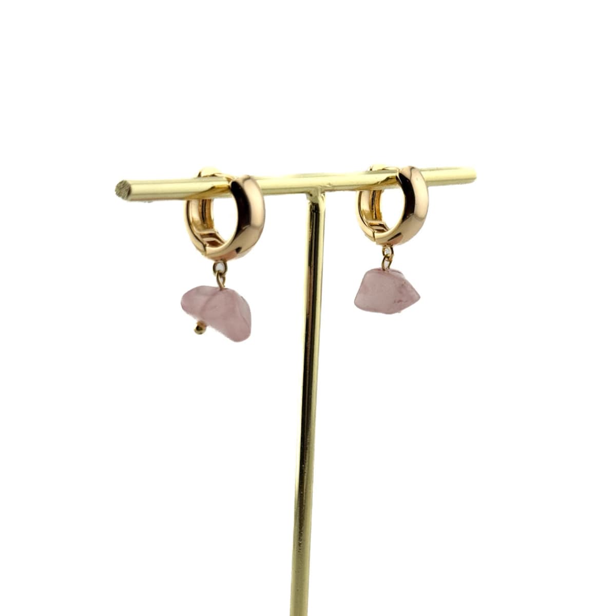 Rose Luna Earrings - Handmade by Mella - Luna - 18k Gold Plated - 