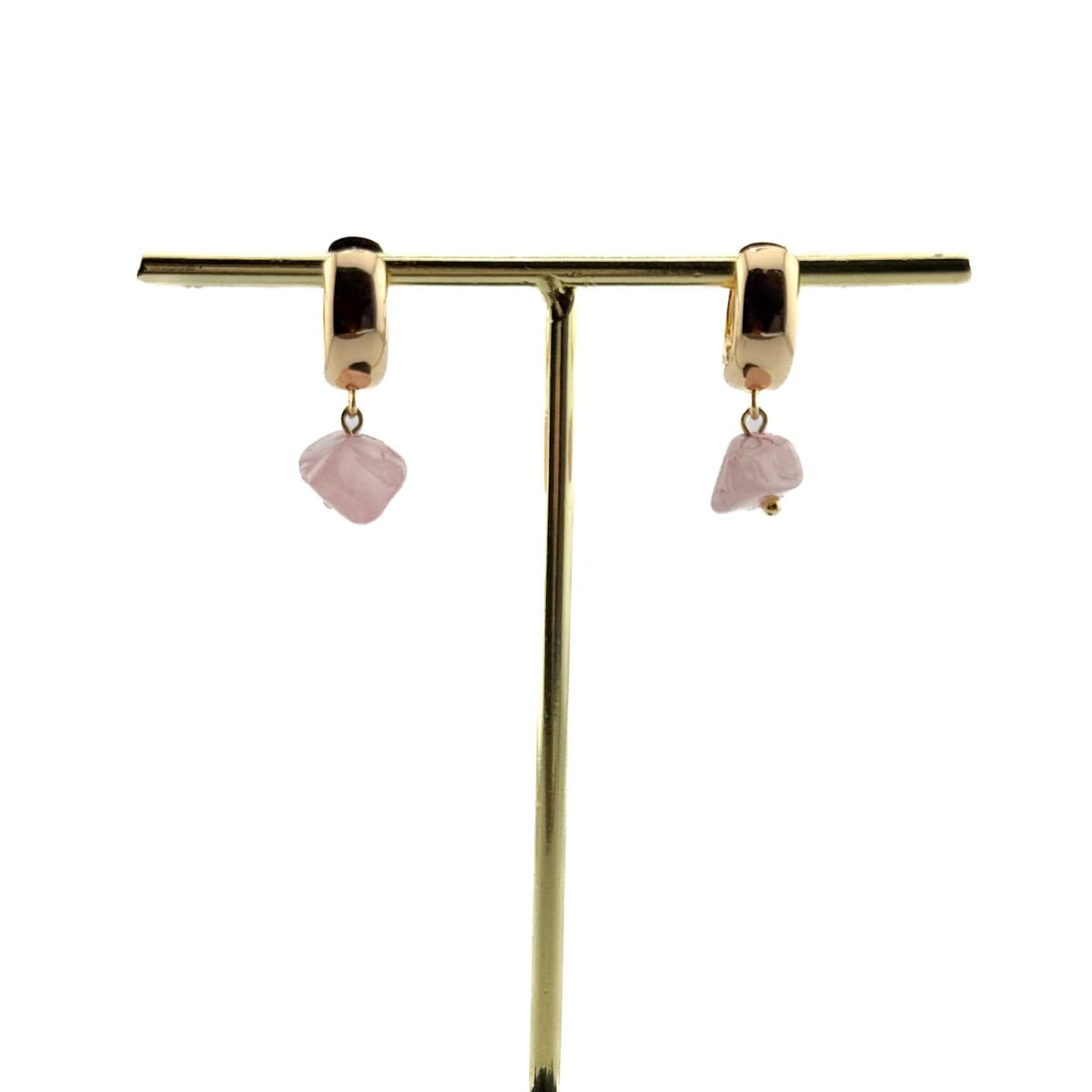 Rose Luna Earrings - Handmade by Mella - Luna - 18k Gold Plated - 