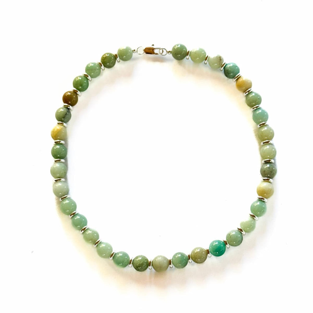 Royal Amazonite Necklace - Handmade by Mella - necklace - 