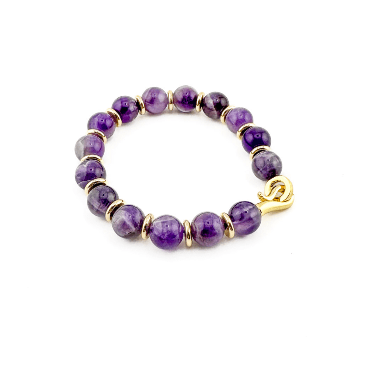 Royal Amethyst Bracelet - Handmade by Mella - Bracelet - 