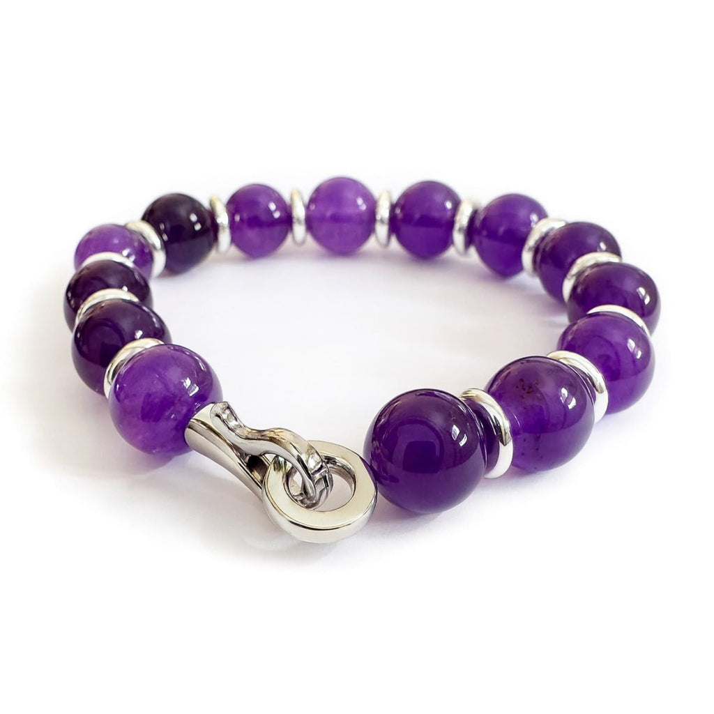 Royal Amethyst Bracelet - Handmade by Mella - Bracelet - 