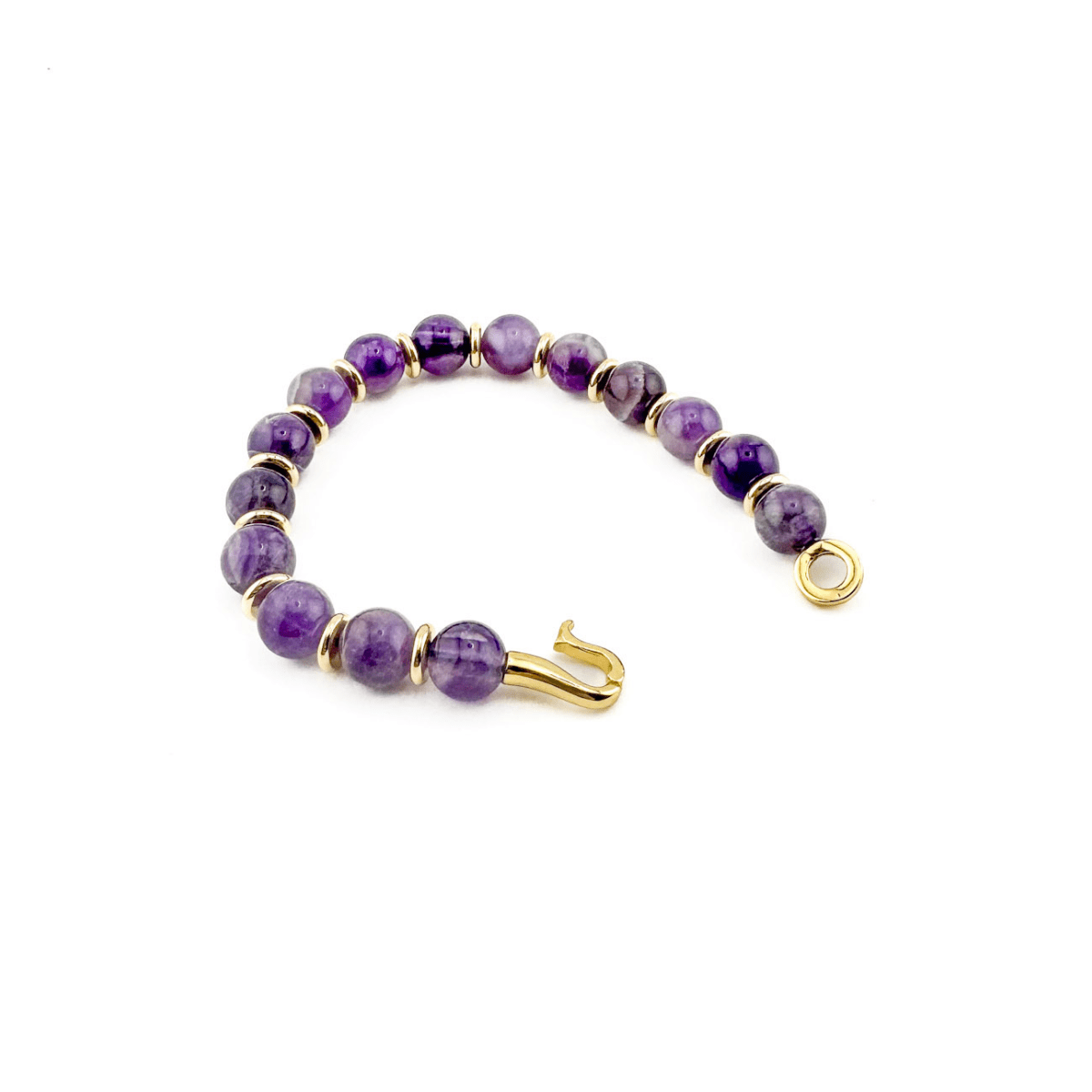 Royal Amethyst Bracelet - Handmade by Mella - Bracelet - 