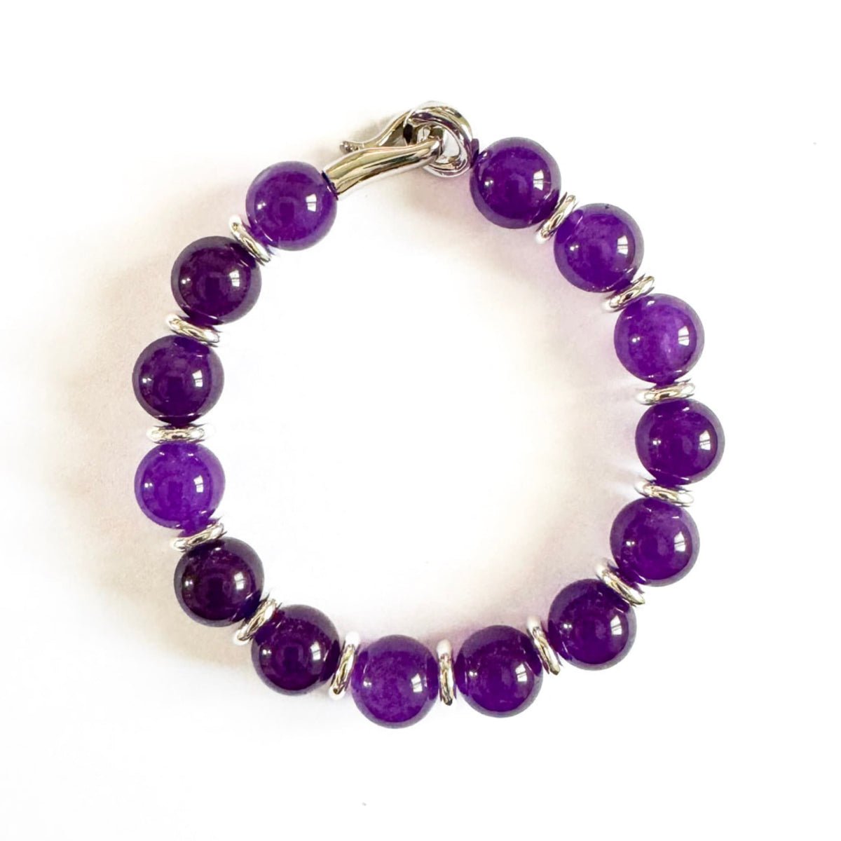 Royal Amethyst Bracelet - Handmade by Mella - Bracelet - 