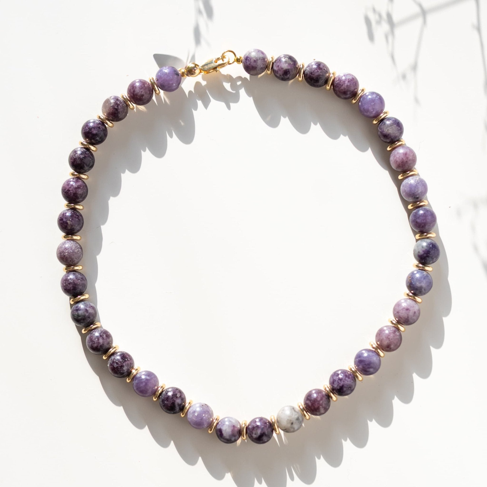 Royal Amethyst Necklace - Handmade by Mella - Royal - 