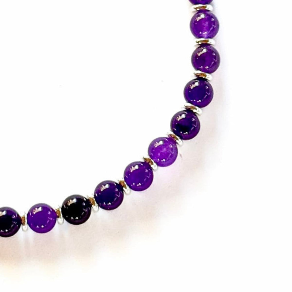 Royal Amethyst Necklace - Handmade by Mella - necklace - 