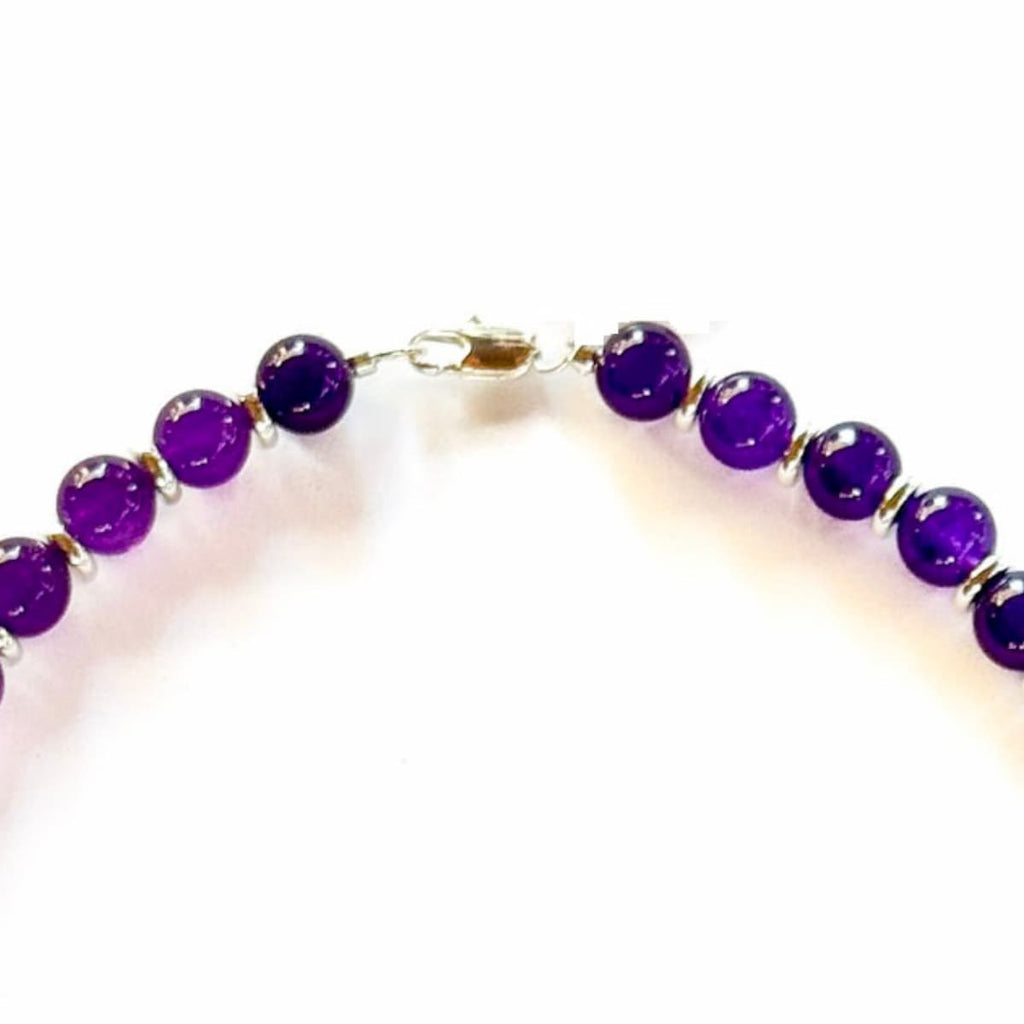 Royal Amethyst Necklace - Handmade by Mella - necklace - 
