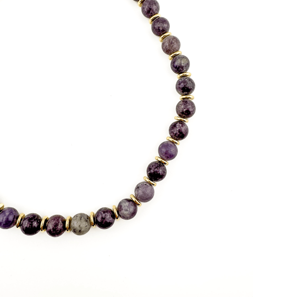 Royal Amethyst Necklace - Handmade by Mella - necklace - 
