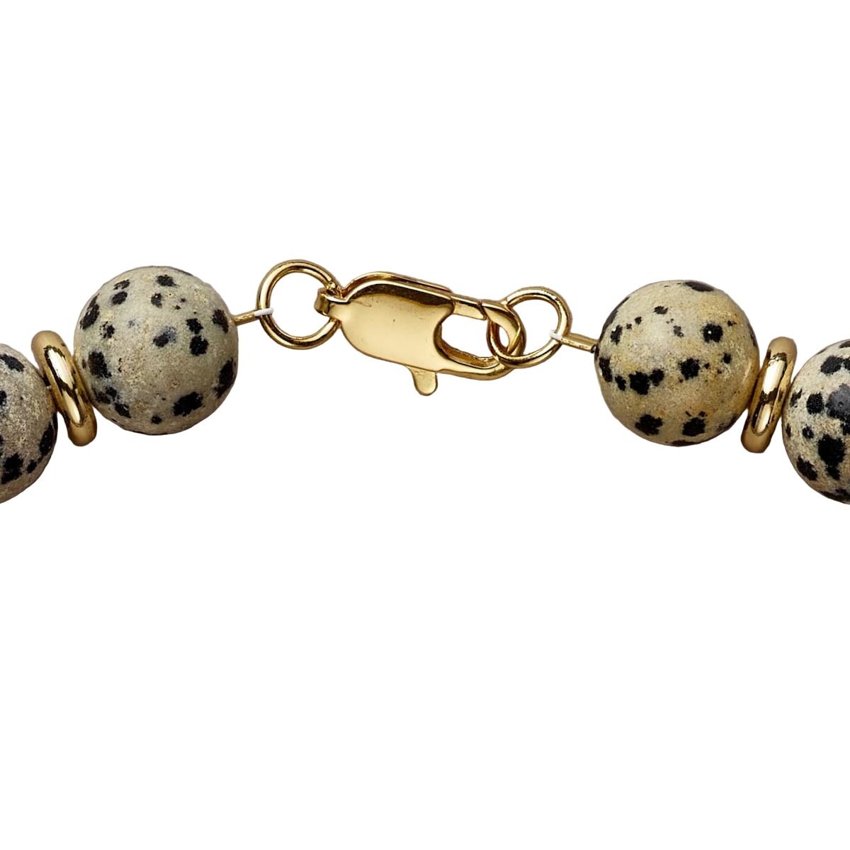 Royal Dalmatian Jasper Necklace - Handmade by Mella - necklace - 