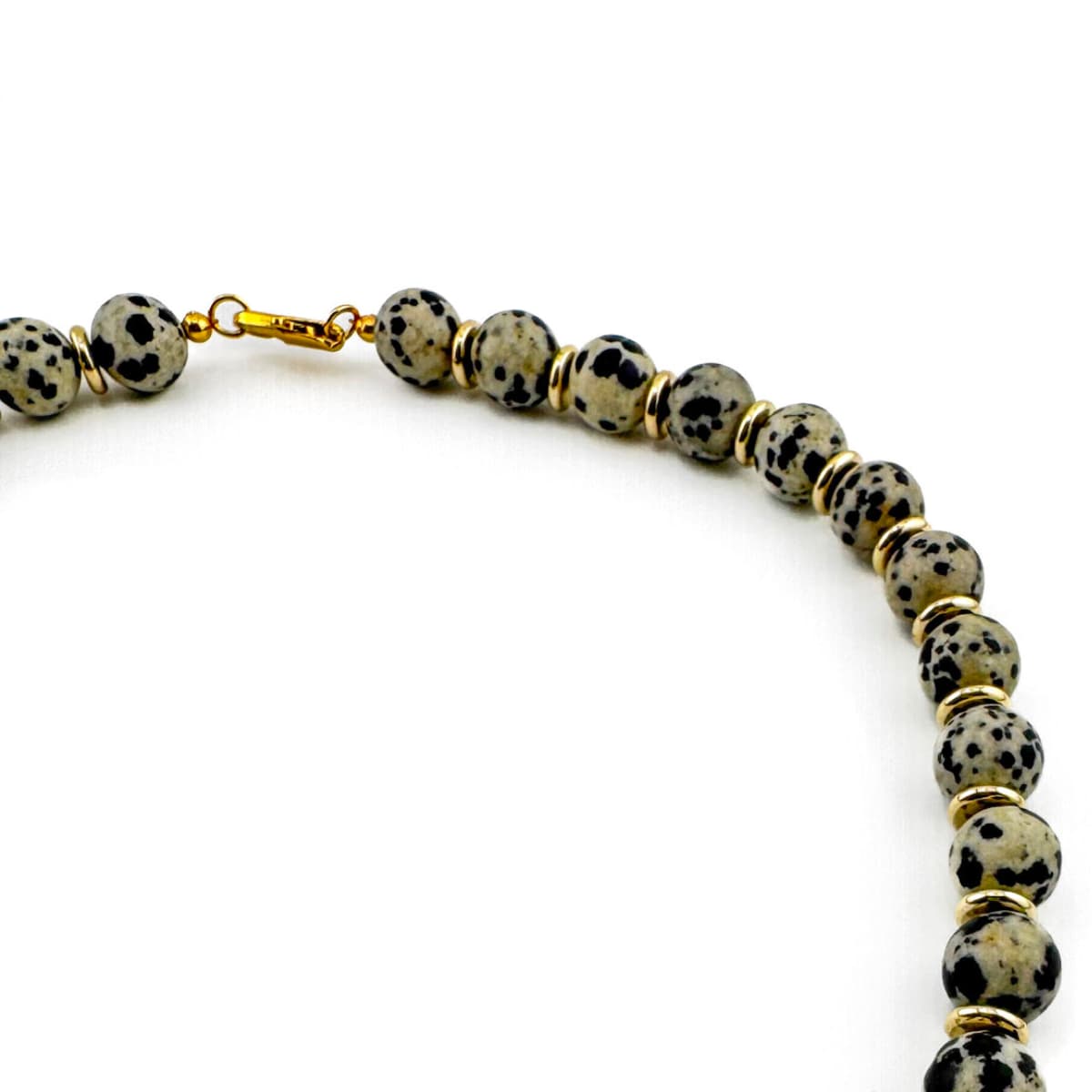 Royal Dalmatian Jasper Necklace - Handmade by Mella - Royal - 