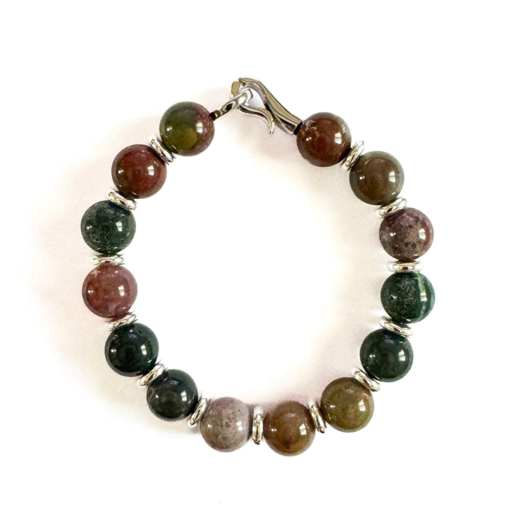 Royal Indian Agate Bracelet - Handmade by Mella - Bracelet - 