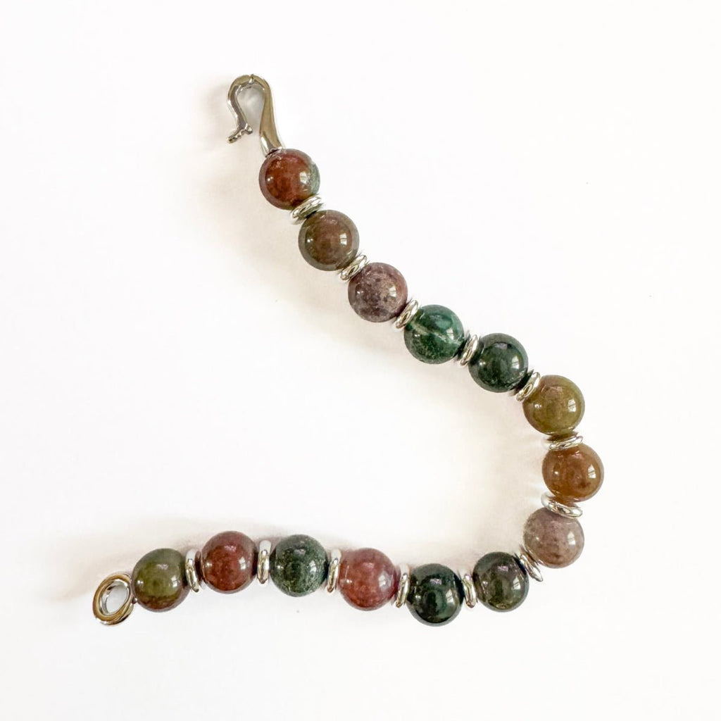 Royal Indian Agate Bracelet - Handmade by Mella - Bracelet - 