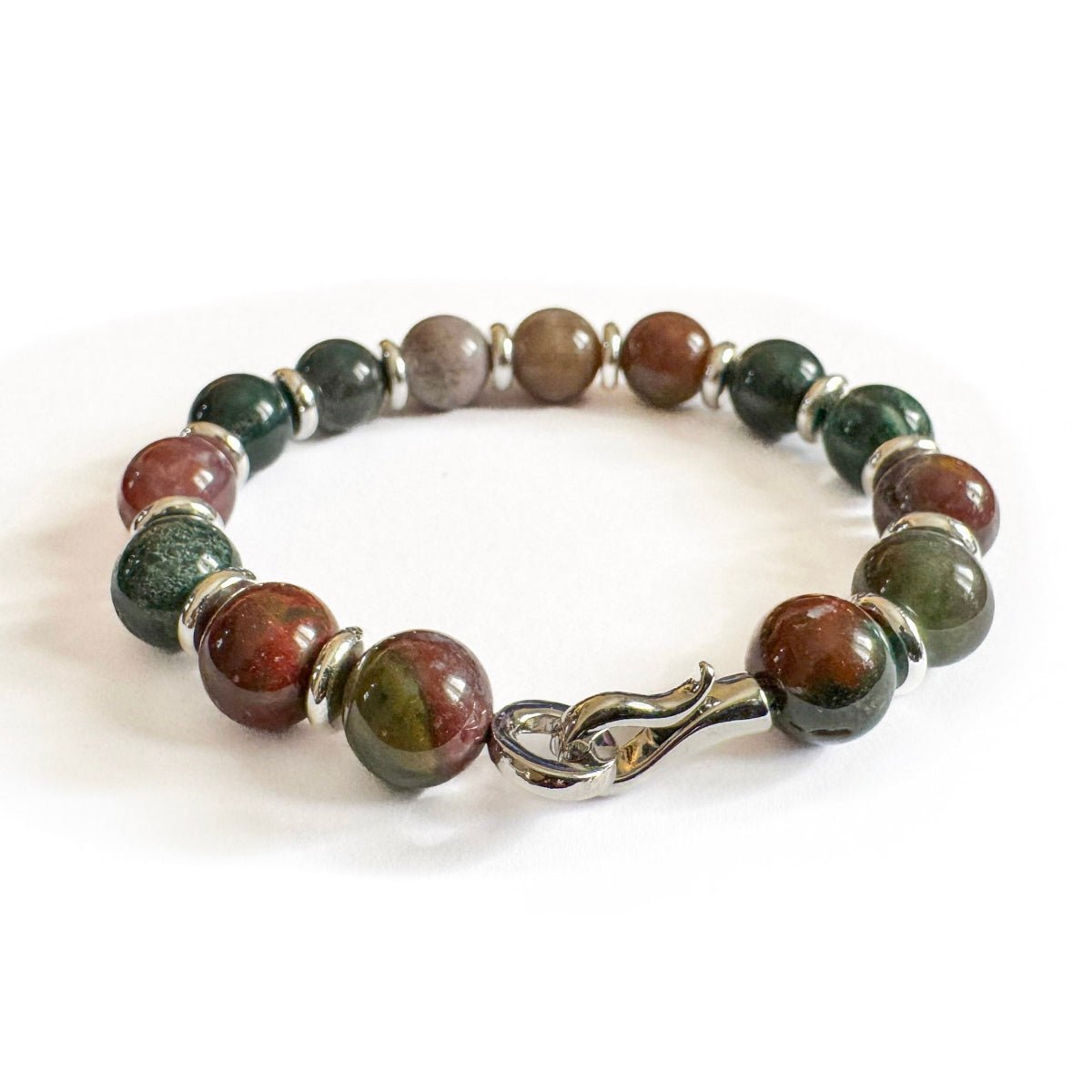 Royal Indian Agate Bracelet - Handmade by Mella - Bracelet - 