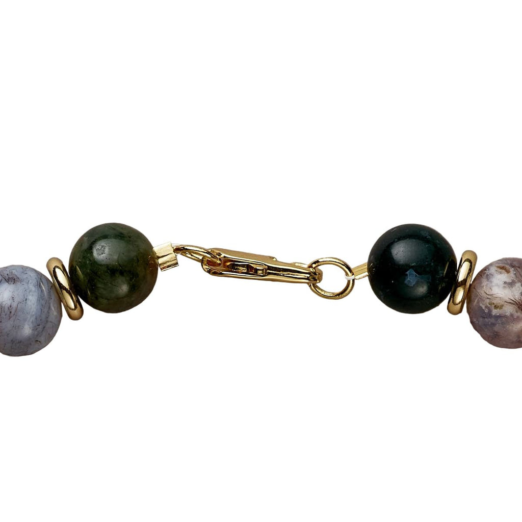 Royal Indian Agate Necklace - Handmade by Mella - necklace - 