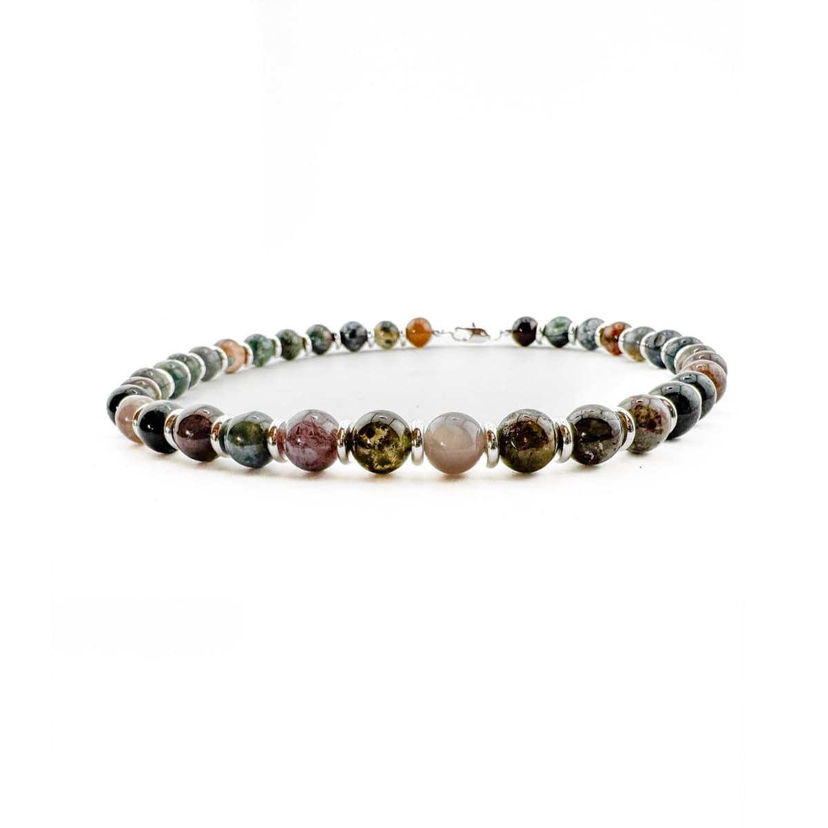 Royal Indian Agate Necklace - Handmade by Mella - Royal - 