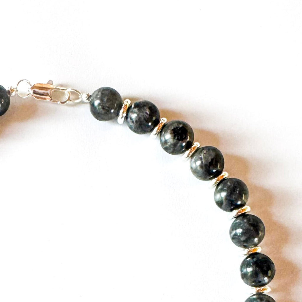 Royal Labradorite Necklace - Handmade by Mella - necklace - 