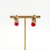 Royal Red Coral Earrings