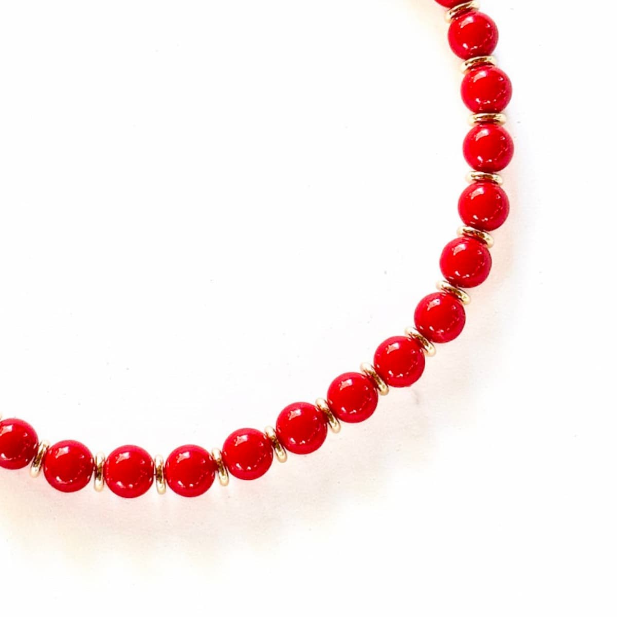 Royal Red Coral Necklace - Handmade by Mella - necklace - 