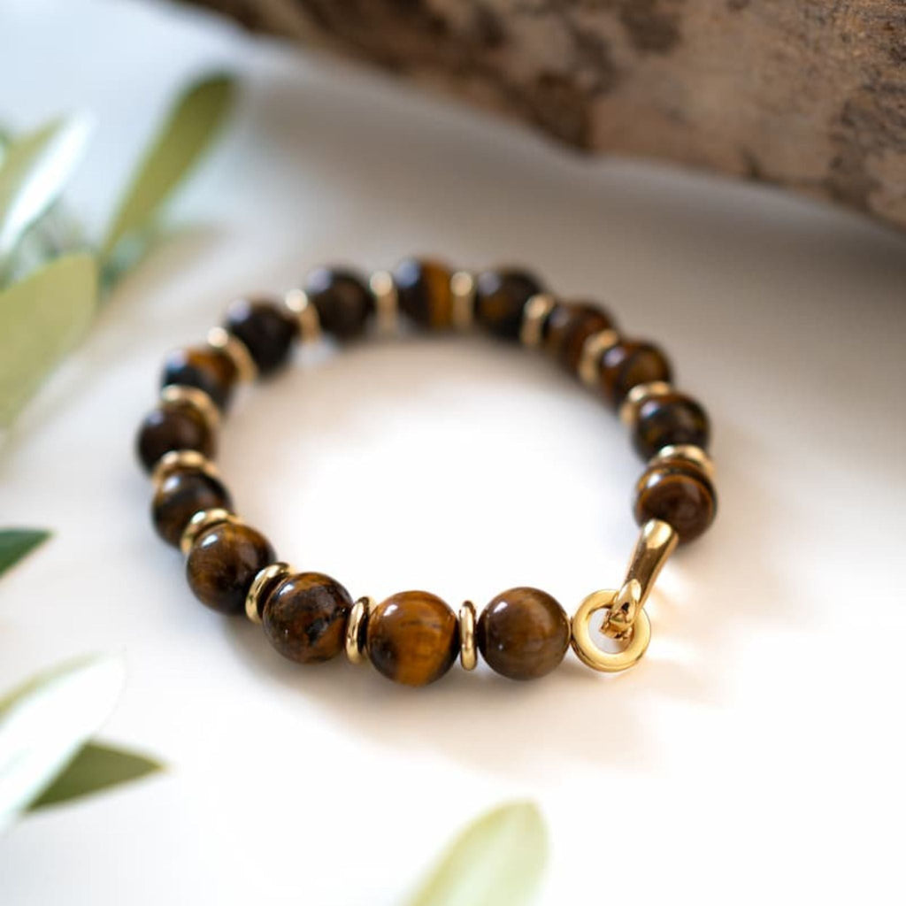 Royal Tiger Eye Bracelet - Handmade by Mella - Bracelet - 