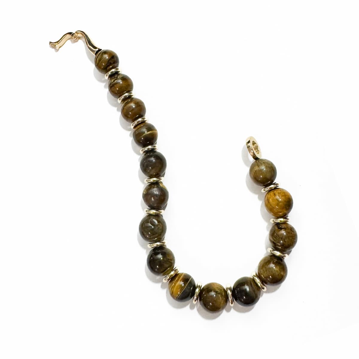 Royal Tiger Eye Bracelet - Handmade by Mella - Bracelet - 