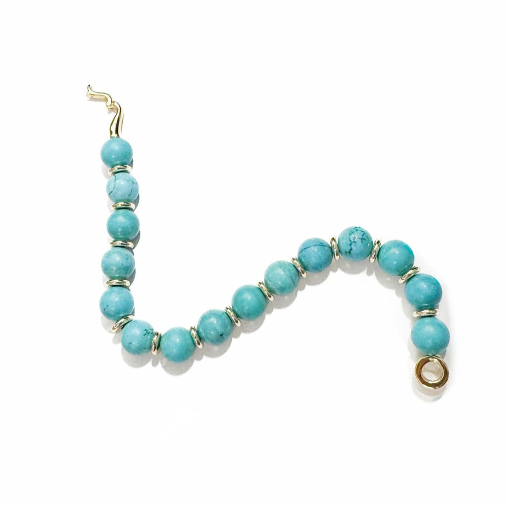 Royal Turquoise Bracelet - Handmade by Mella - Bracelet - Sterling Silver - 