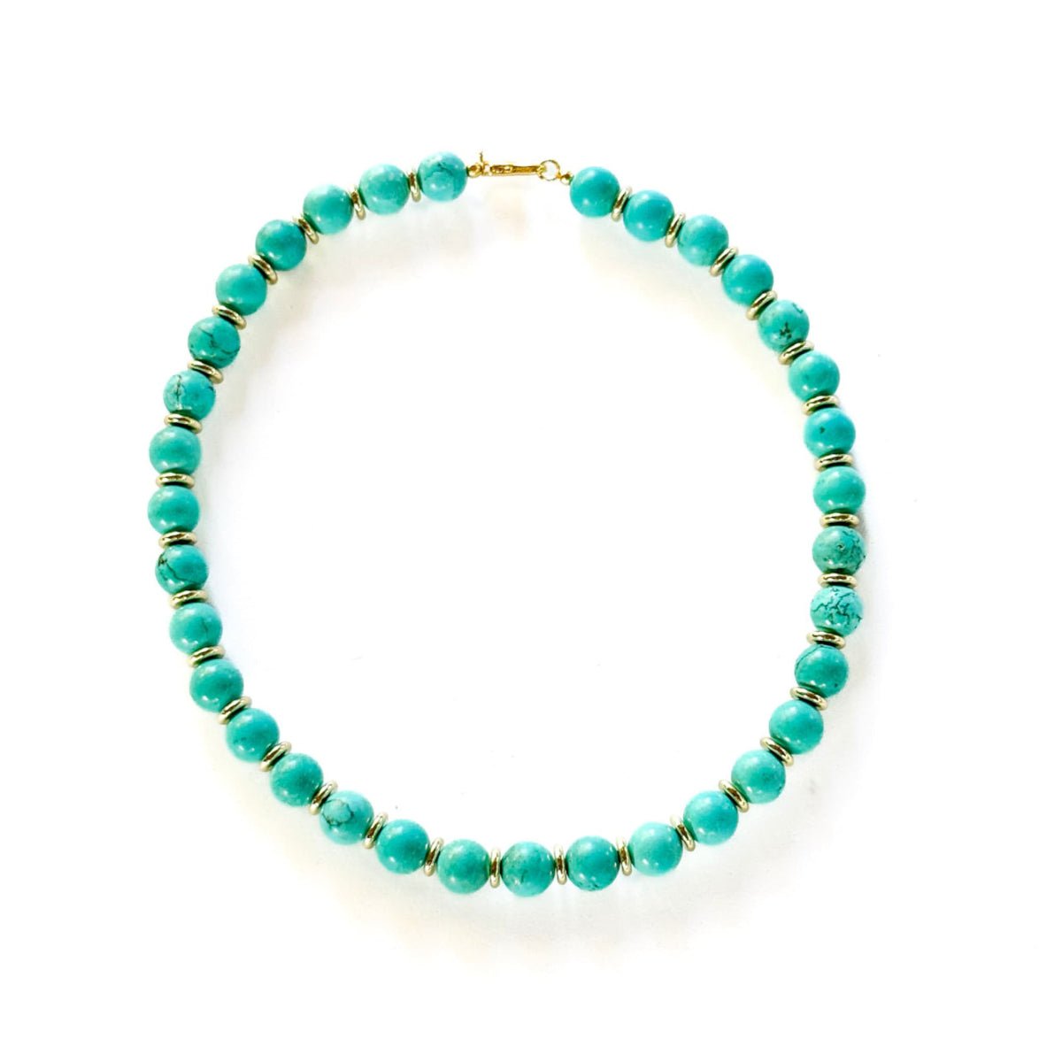 Royal Turquoise Necklace - Handmade by Mella - necklace - 